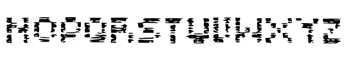 Glitch Block Glitch Font LOWERCASE