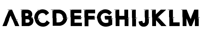 Glitch Mood Regular Font UPPERCASE