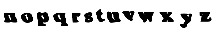 Glitch New Roman Bold Font LOWERCASE