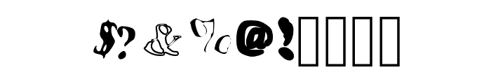 Glitch New Roman Random Font OTHER CHARS