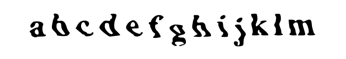 Glitch New Roman Regular Font LOWERCASE