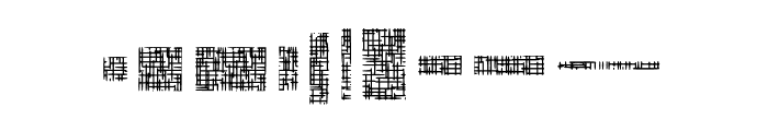 Glitch Pattern  Font OTHER CHARS