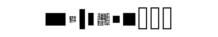 Glitch Pattern  Font OTHER CHARS