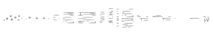 Glitch Pattern  Font LOWERCASE