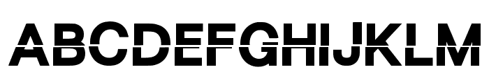 Glitch Pixel Regular Font UPPERCASE