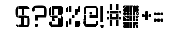 Glitch Traveler Font OTHER CHARS