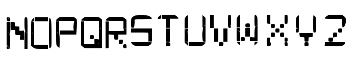 Glitch Traveler Font UPPERCASE