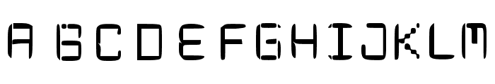 Glitch Traveler Font LOWERCASE