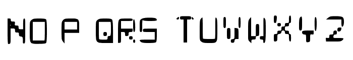 Glitch Traveler Font LOWERCASE