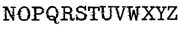 Glitch Typewriter By Sq Regular Font LOWERCASE