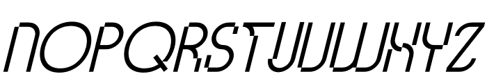 Glitchcraft Italic Font UPPERCASE