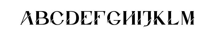Glither-Regular Font UPPERCASE