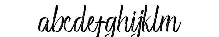 GlitterRough-Medium Font LOWERCASE