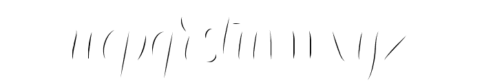 GlitterShiny-Medium Font LOWERCASE