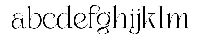 GlittherSyavina-Regular Font LOWERCASE