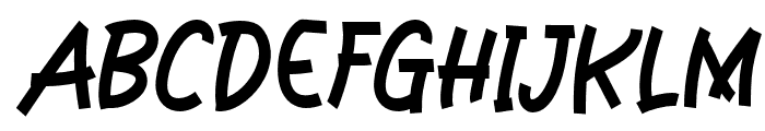 Global-Italic Font UPPERCASE