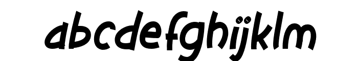 Global-Italic Font LOWERCASE