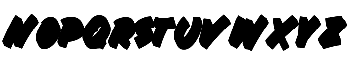 GlobalStreet-Extrude Font LOWERCASE