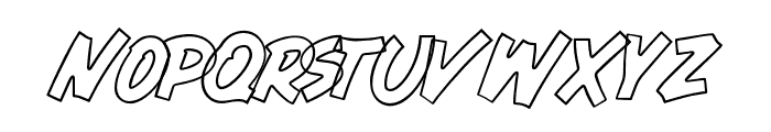 GlobalStreetCustome-Inline Font LOWERCASE