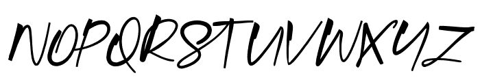 Glomiest Signature Font LOWERCASE