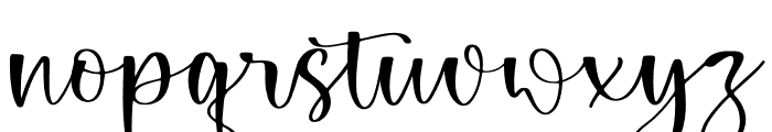 Glomis Nature Font LOWERCASE