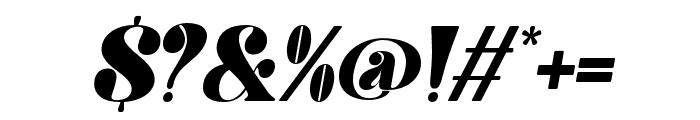 Gloofunky Italic Font OTHER CHARS