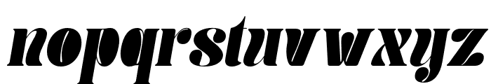 Gloofunky Italic Font LOWERCASE