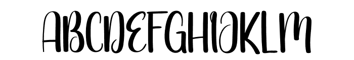 Gloria Farmhouse Font UPPERCASE