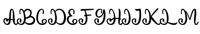 Gloria Machetta Regular Font UPPERCASE