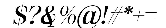 Gloria Rocha Italic Font OTHER CHARS