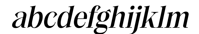 Gloria Rocha Italic Font LOWERCASE