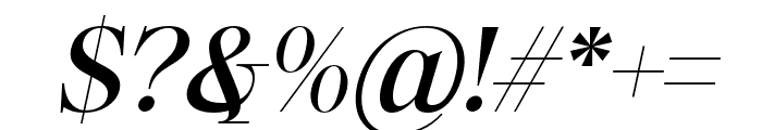 GloriaRocha-Italic Font OTHER CHARS