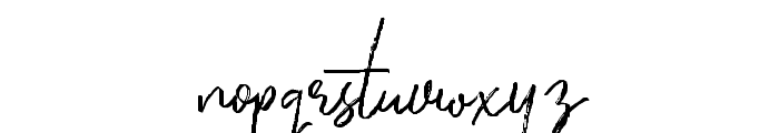 GloriantBrush Font LOWERCASE