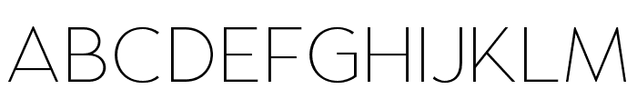 Glorich-ExtraLight Font UPPERCASE