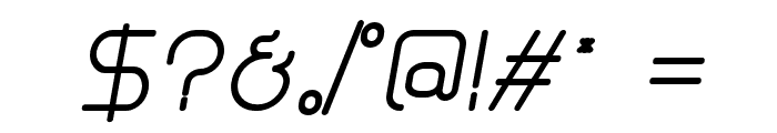 Glorifie-Regular-Italic Font OTHER CHARS