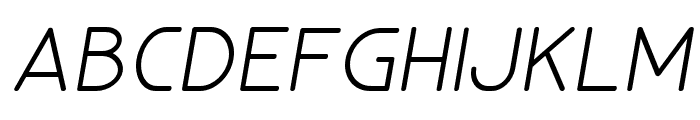 Glorifie-Regular-Italic Font UPPERCASE