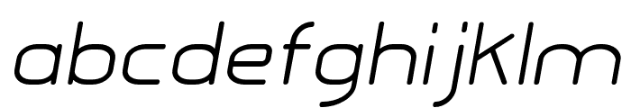 Glorifie-Regular-Italic Font LOWERCASE