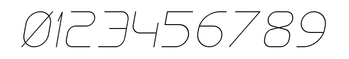 Glorifie-Thin-Italic Font OTHER CHARS