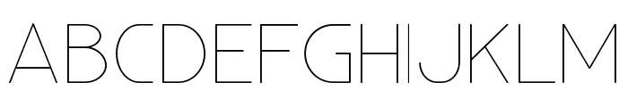 Glorifie-Thin Font UPPERCASE