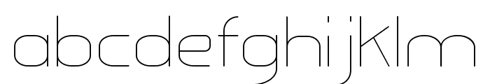 Glorifie-Thin Font LOWERCASE