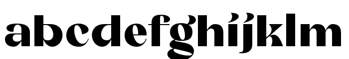Glorify-ExtraBold Font LOWERCASE