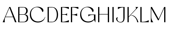 Glorify-ExtraLight Font UPPERCASE