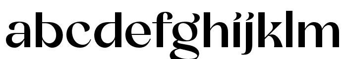 Glorify-Medium Font LOWERCASE