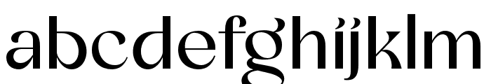 Glorify-Regular Font LOWERCASE