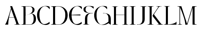 Glorify SH Regular Font UPPERCASE