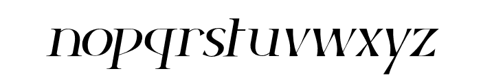 GlorifySH-Italic Font LOWERCASE