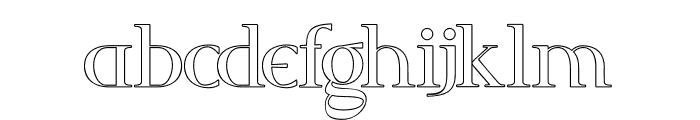 GlorifySH-News Font LOWERCASE