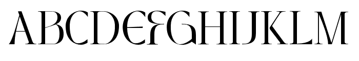 GlorifySH-Regular Font UPPERCASE