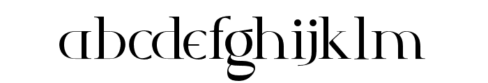GlorifySH-Regular Font LOWERCASE