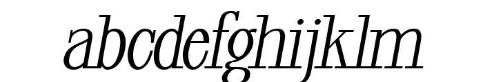 Glorious Copper Black Italic Font LOWERCASE